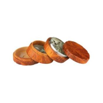 Grinder "Holz dunkel" 4-teilig 50mm
